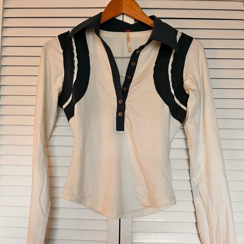 Free People Wednesday Polo - Picture 2 of 3